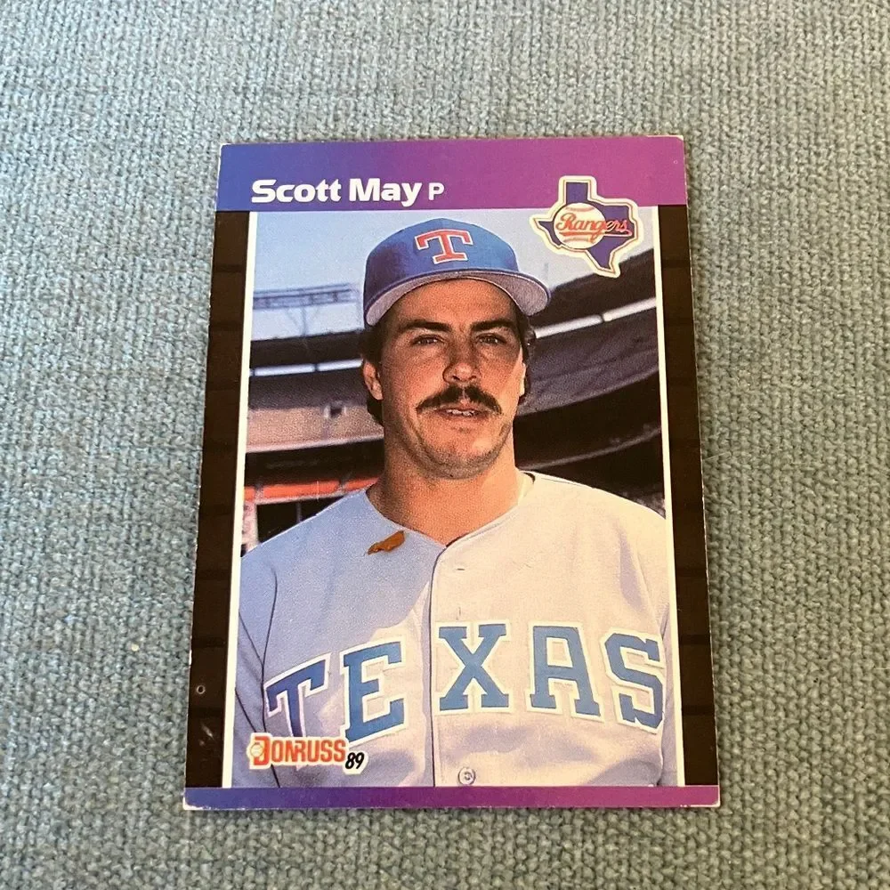 1989 Donruss Texas Rangers Baseball Card Trading Card